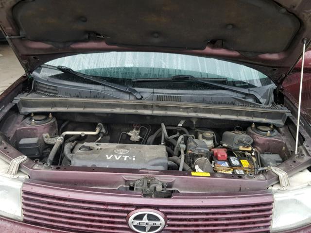 JTLKT324164044046 - 2006 TOYOTA SCION XB Granate foto 7