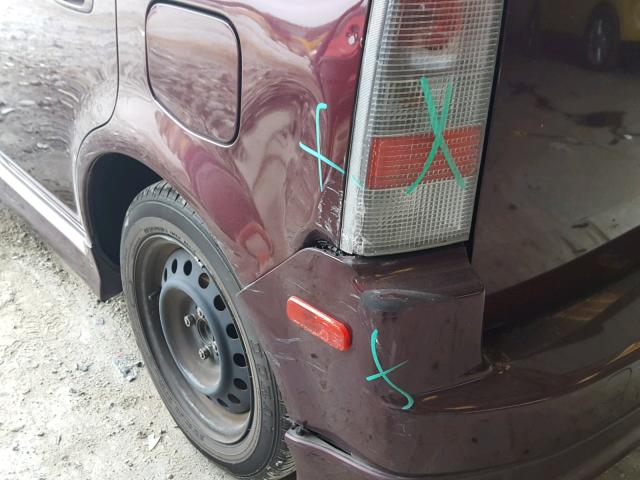 JTLKT324164044046 - 2006 TOYOTA SCION XB Granate foto 9