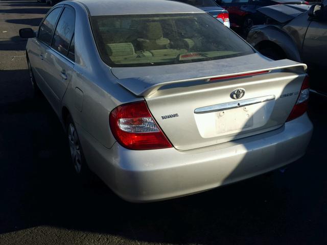 4T1BF32K83U554029 - 2003 TOYOTA CAMRY SILVER photo 3