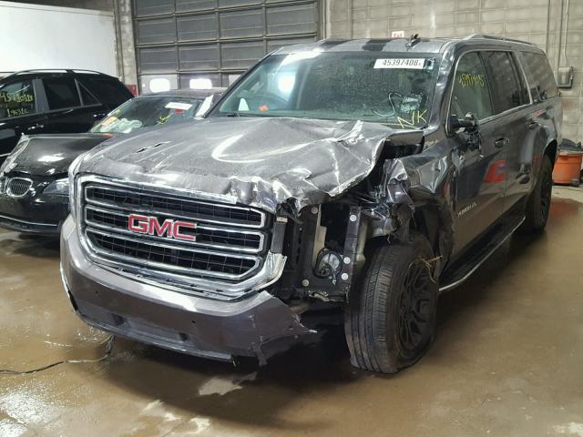 1GKS2GKC6HR138267 - 2017 GMC YUKON XL K GRAY photo 2