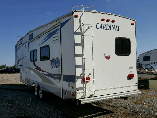 4X4FCAG297G091358 - 2007 FIWH 5TH WHEEL WHITE photo 3