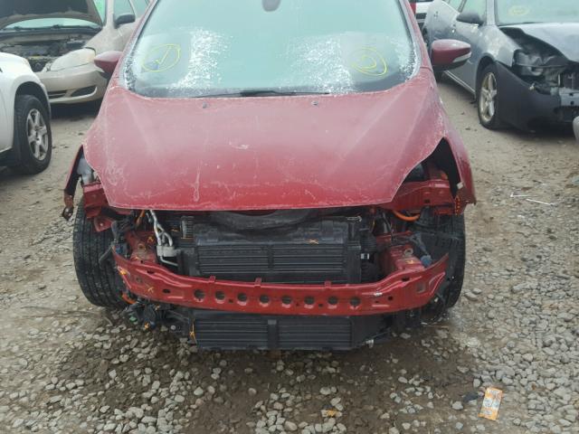 1FADP5CU3DL519269 - 2013 FORD C-MAX RED photo 9