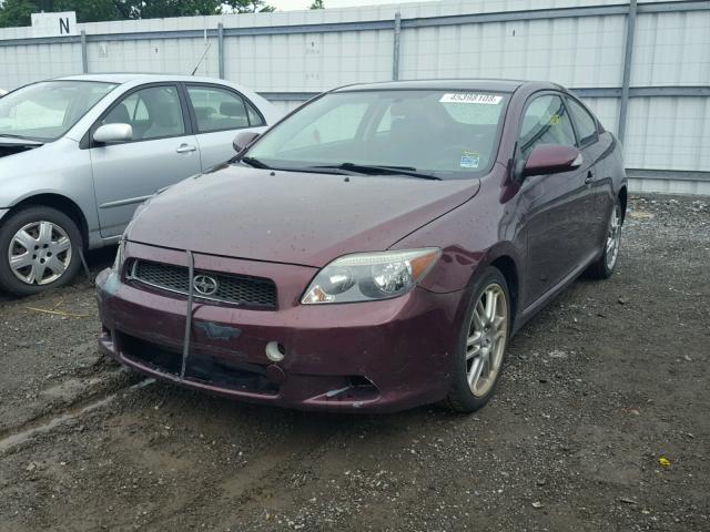 JTKDE177170183892 - 2007 TOYOTA SCION MAROON photo 2