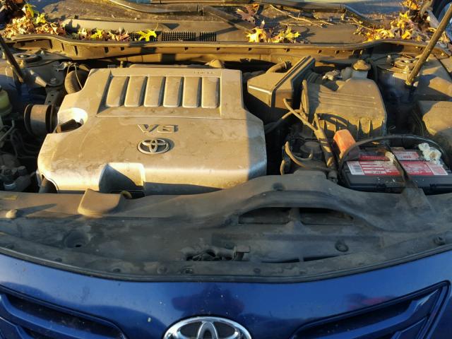 4T1BK46K98U057252 - 2008 TOYOTA CAMRY LE BLUE photo 7