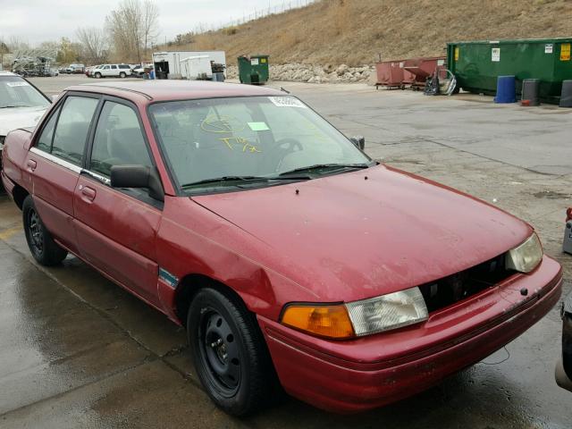 3FARP13J4RR151746 - 1994 FORD ESCORT RED photo 1