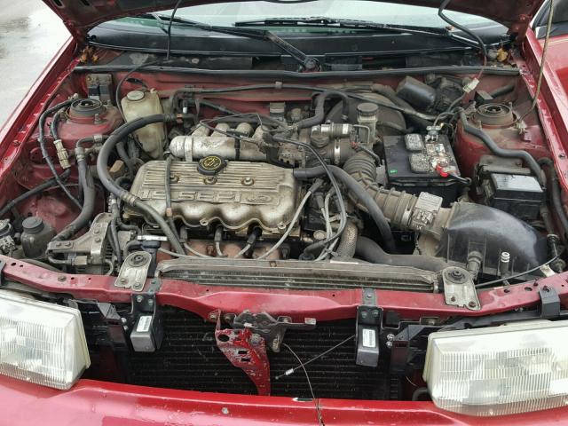 3FARP13J4RR151746 - 1994 FORD ESCORT RED photo 7