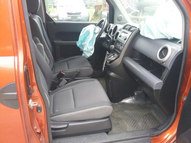 5J6YH28564L039536 - 2004 HONDA ELEMENT EX ORANGE photo 5