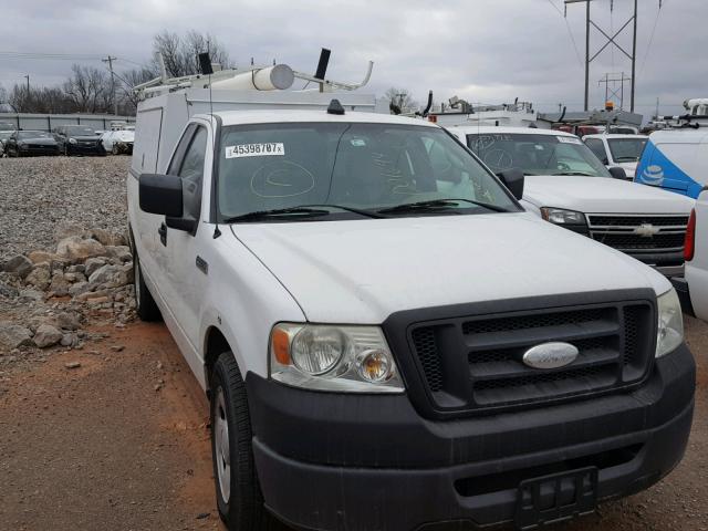 1FTRF12238KD01694 - 2008 FORD F150 WHITE photo 1