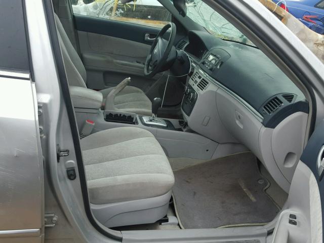 5NPEU46FX6H001276 - 2006 HYUNDAI SONATA GLS SILVER photo 5