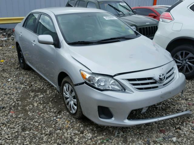 5YFBU4EE5DP204510 - 2013 TOYOTA COROLLA SILVER photo 1