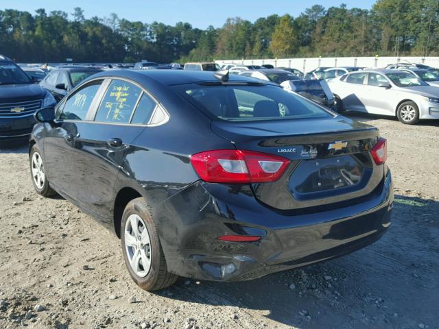 1G1BC5SM8H7169675 - 2017 CHEVROLET CRUZE LS BLACK photo 3