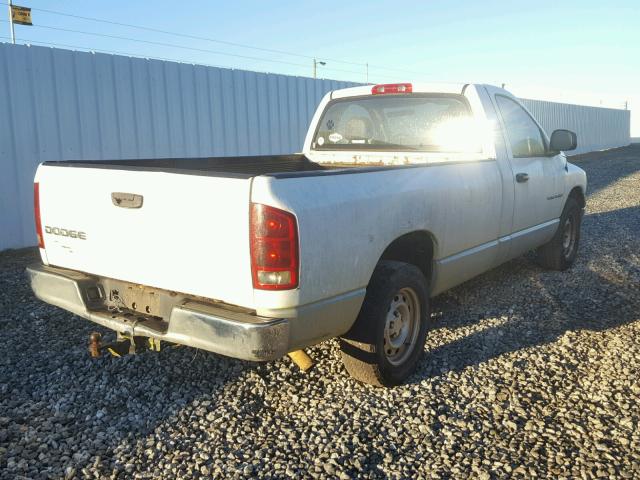 1D7HA16K44J119707 - 2004 DODGE RAM 1500 WHITE photo 4