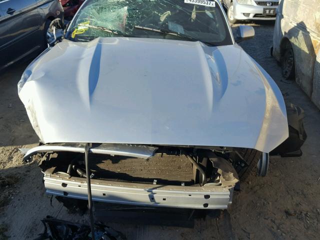 1FATP8EM1G5279996 - 2016 FORD MUSTANG SILVER photo 7