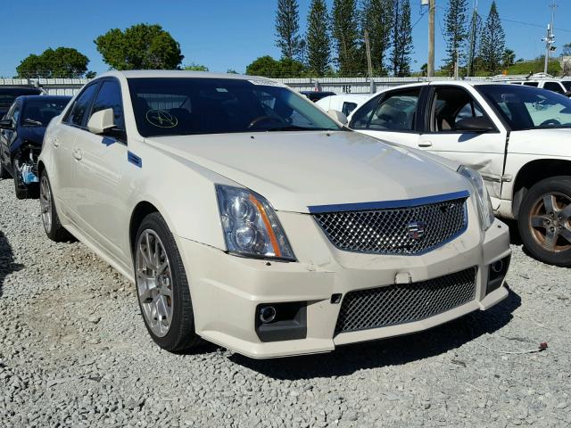 1G6DE5EG2A0104984 - 2010 CADILLAC CTS CREAM photo 1