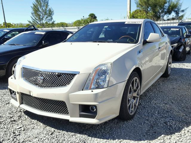 1G6DE5EG2A0104984 - 2010 CADILLAC CTS CREAM photo 2