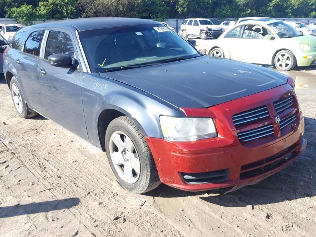 2D4FV47T88H111831 - 2008 DODGE MAGNUM BLUE photo 1