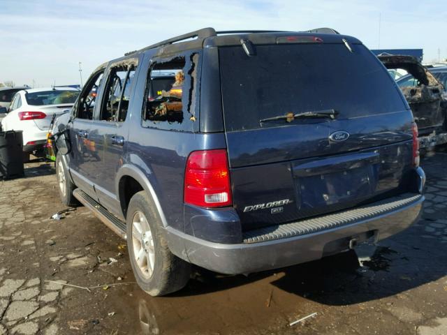 1FMZU73K03UC02699 - 2003 FORD EXPLORER X BLUE photo 3