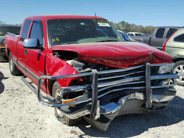 2GCEC19T121182623 - 2002 CHEVROLET SILVERADO RED photo 1