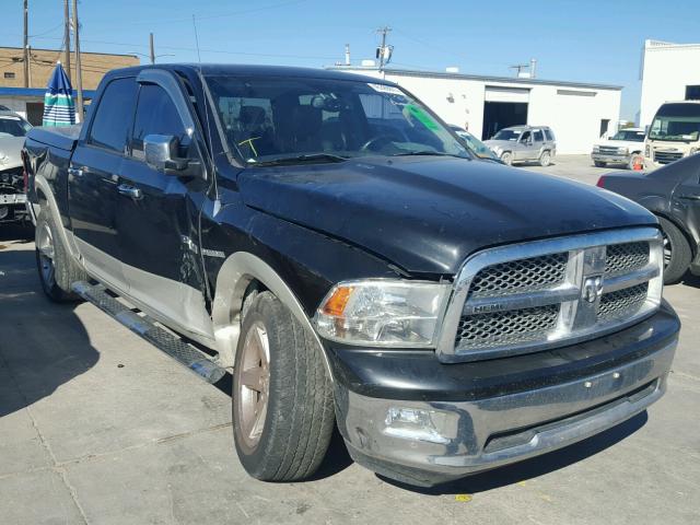 1D7RB1CT6AS134732 - 2010 DODGE RAM 1500 BLACK photo 1