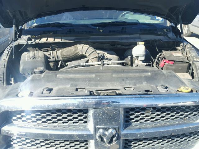 1D7RB1CT6AS134732 - 2010 DODGE RAM 1500 BLACK photo 7