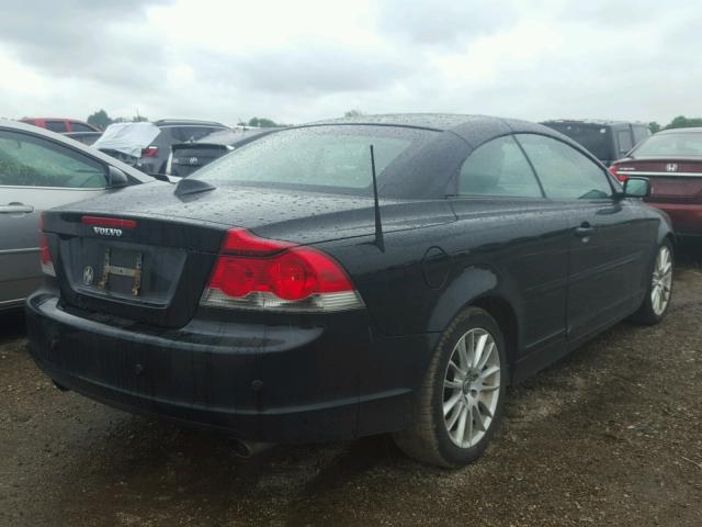 YV1MC68227J018399 - 2007 VOLVO C70 T5 BLACK photo 4