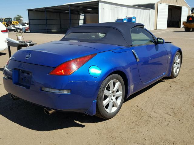 JN1AZ36A84T003019 - 2004 NISSAN 350Z ROADS BLUE photo 4