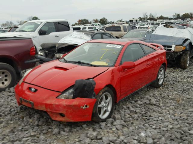 JTDDY32T3Y0001240 - 2000 TOYOTA CELICA GT- RED photo 2