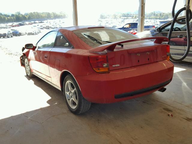 JTDDY32T3Y0001240 - 2000 TOYOTA CELICA GT- RED photo 3