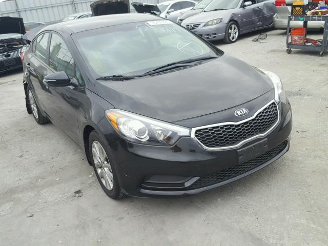 KNAFX4A68G5610187 - 2016 KIA FORTE LX BLACK photo 1