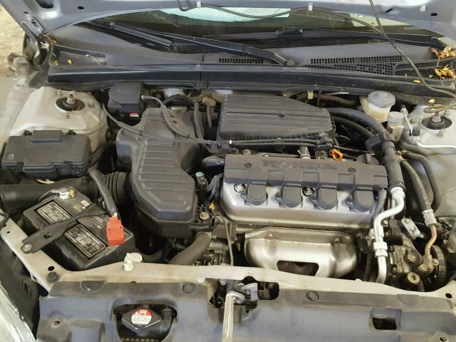 1HGES15515L013759 - 2005 HONDA CIVIC GRAY photo 7