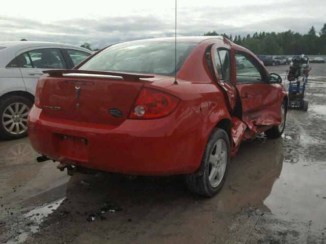 1G2AS55H797240567 - 2009 PONTIAC G5 SE RED photo 4