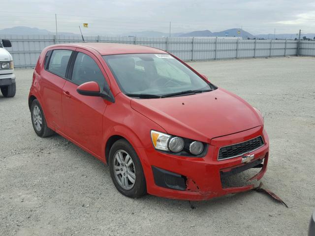 1G1JA6SH9C4112275 - 2012 CHEVROLET SONIC LS 红色 照片 1