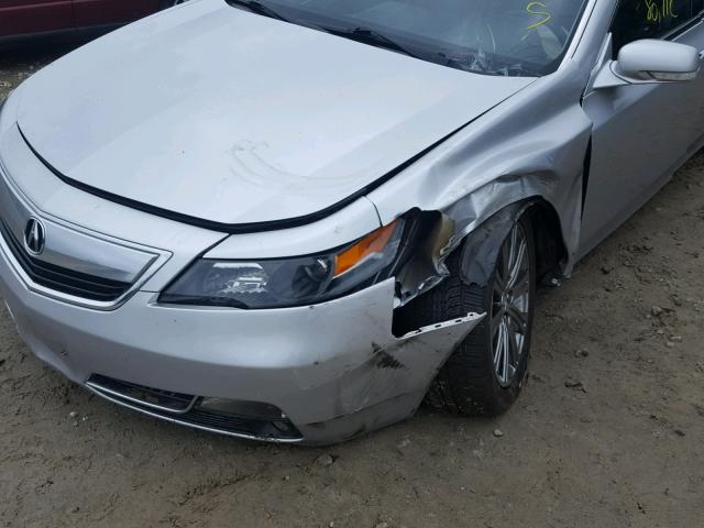 19UUA8F37EA000613 - 2014 ACURA TL SE SILVER photo 9