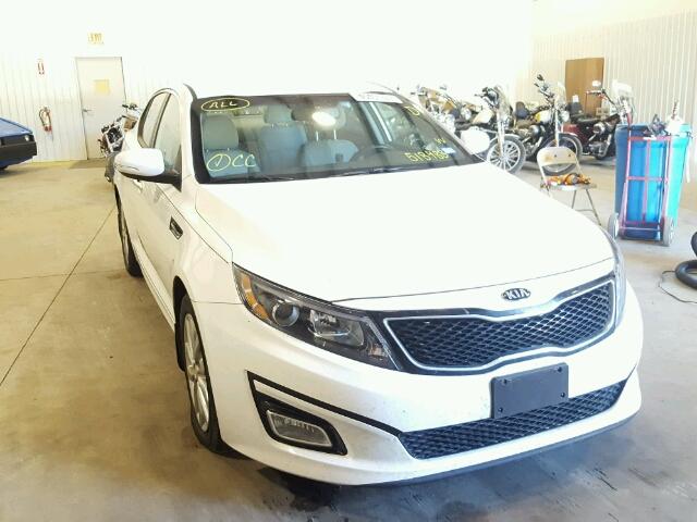 5XXGN4A70FG518488 - 2015 KIA OPTIMA EX WHITE photo 1