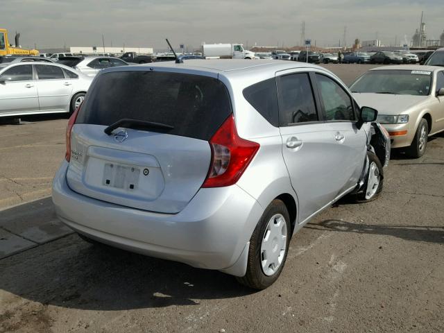 3N1CE2CPXGL398577 - 2016 NISSAN VERSA NOTE SILVER photo 4