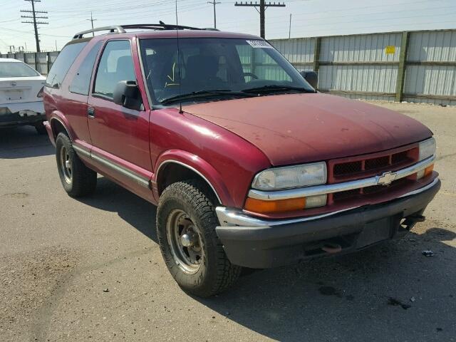 1GNCT18W0YK180719 - 2000 CHEVROLET BLAZER RED photo 1