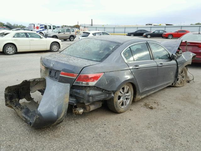 1HGCP2F69CA246268 - 2012 HONDA ACCORD SE GRAY photo 4