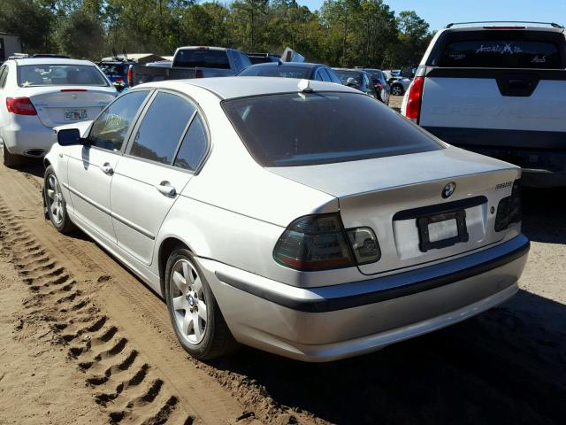 WBAET37443NJ23151 - 2003 BMW 325 I SILVER photo 3