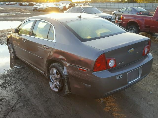 1G1ZB5EB3AF307503 - 2010 CHEVROLET MALIBU LS GRAY photo 3