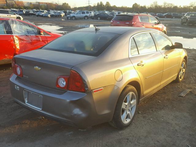 1G1ZB5EB3AF307503 - 2010 CHEVROLET MALIBU LS GRAY photo 4