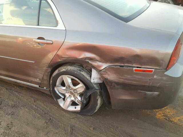 1G1ZB5EB3AF307503 - 2010 CHEVROLET MALIBU LS GRAY photo 9