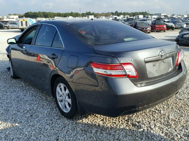 4T1BF3EK7BU740803 - 2011 TOYOTA CAMRY CHARCOAL photo 3