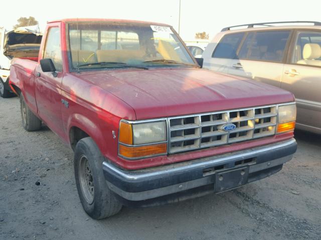 1FTCR10T8LPB68936 - 1990 FORD RANGER RED photo 1