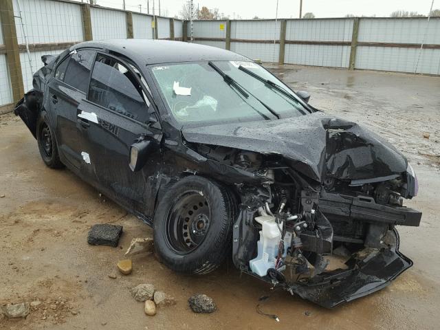 3VW1K7AJ9EM275429 - 2014 VOLKSWAGEN JETTA BASE BLACK photo 1