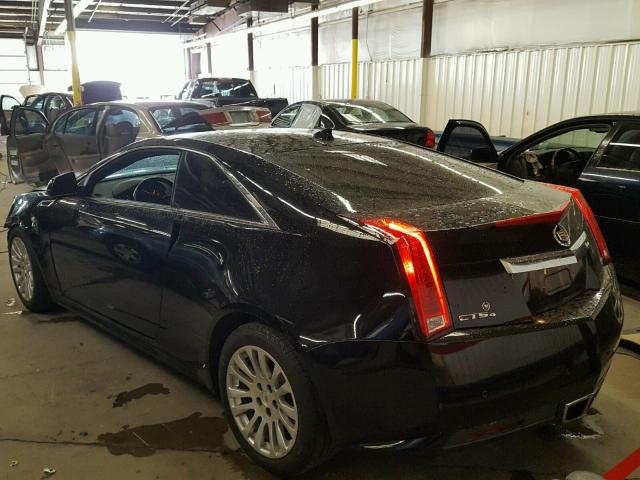1G6DL1ED4B0106239 - 2011 CADILLAC CTS PERFOR أسود صورة 3