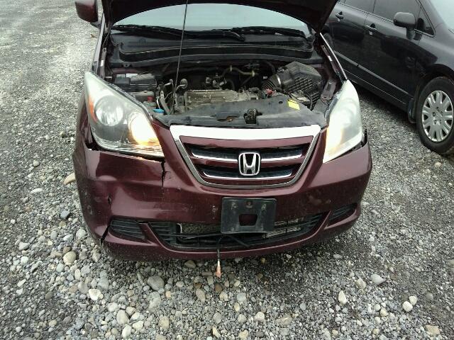 5FNRL38437B514041 - 2007 HONDA ODYSSEY EX BURGUNDY photo 9