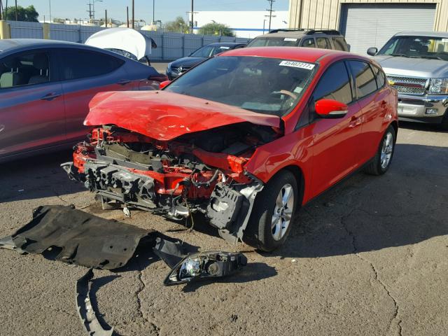 1FADP3K25DL138575 - 2013 FORD FOCUS SE RED photo 2