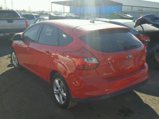 1FADP3K25DL138575 - 2013 FORD FOCUS SE RED photo 3