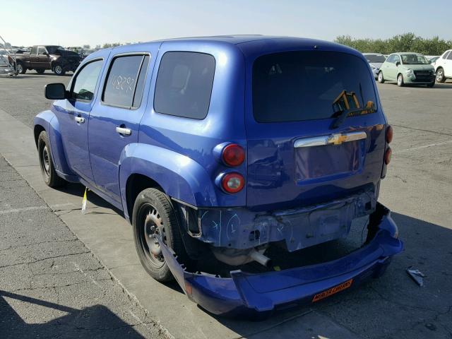 3GNDA13D56S612075 - 2006 CHEVROLET HHR LS BLUE photo 3