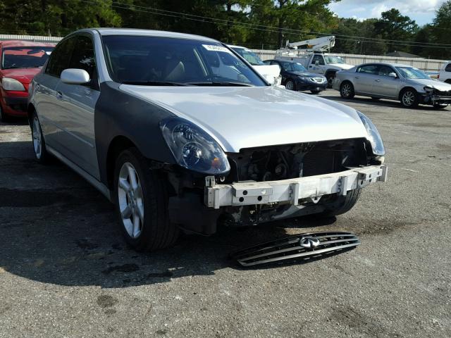 JNKCV51EX6M517702 - 2006 INFINITI G35 SILVER photo 1